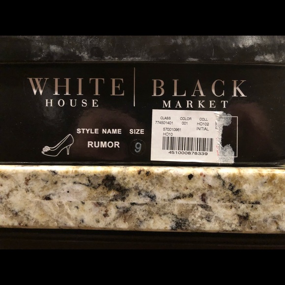 Black Velvet Crystal Bow Heels - Picture 5 of 6